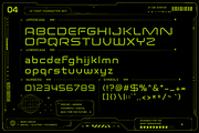 Neon Circuit - Modern Display Font, a Sans Serif Font by overlaytemplates (Thumbnail 4 of 5)