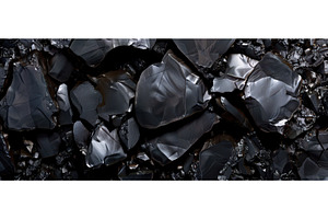 Raw Black Obsidian Crystal Texture, a Background Photo by piter.goskov