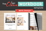The Clean Workbook Template, a Templates & Theme by BMAYS Design (Thumbnail 1 of 8)