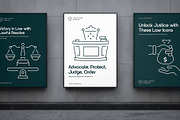 Law and Justice Icon Set, an Outline Icon by Prosymbols (Thumbnail 3 of 7)