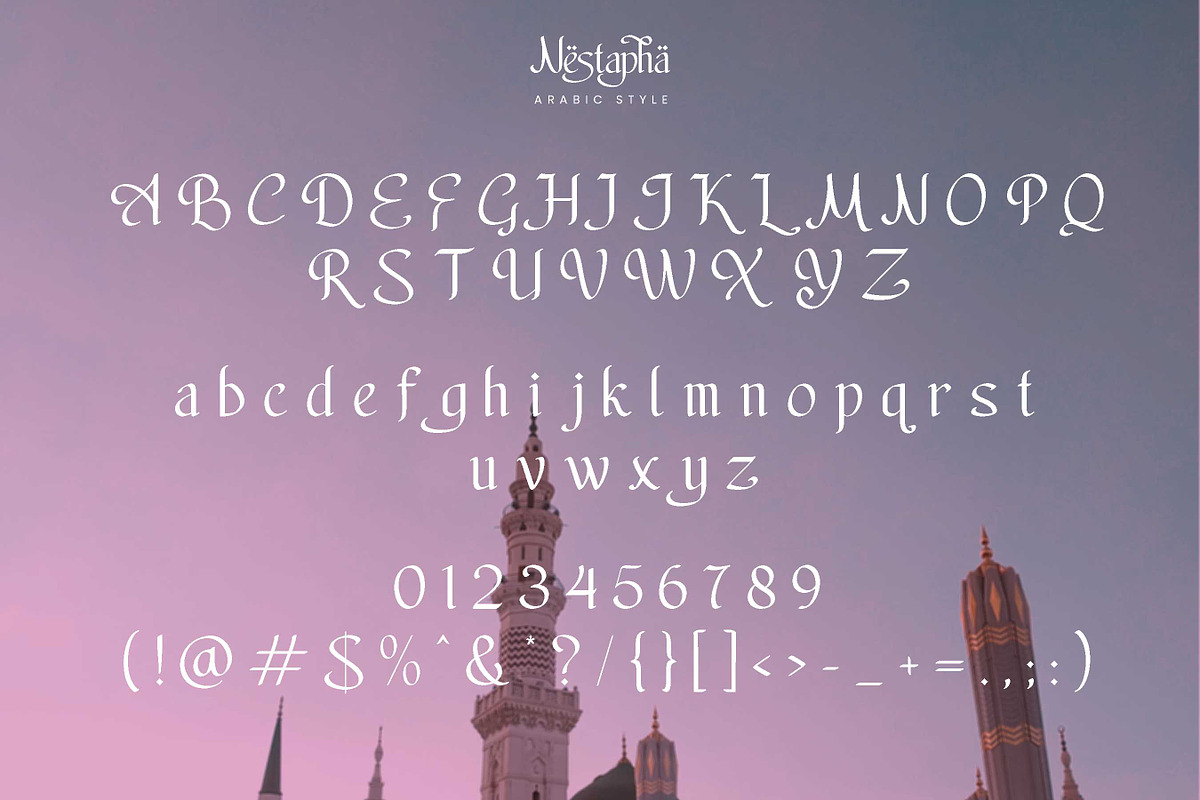 Nestapha - Islamic Font, a Script Font by Flawless And Co (Photo 5 of 10)