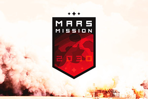 16 Space Mars Themed Logos