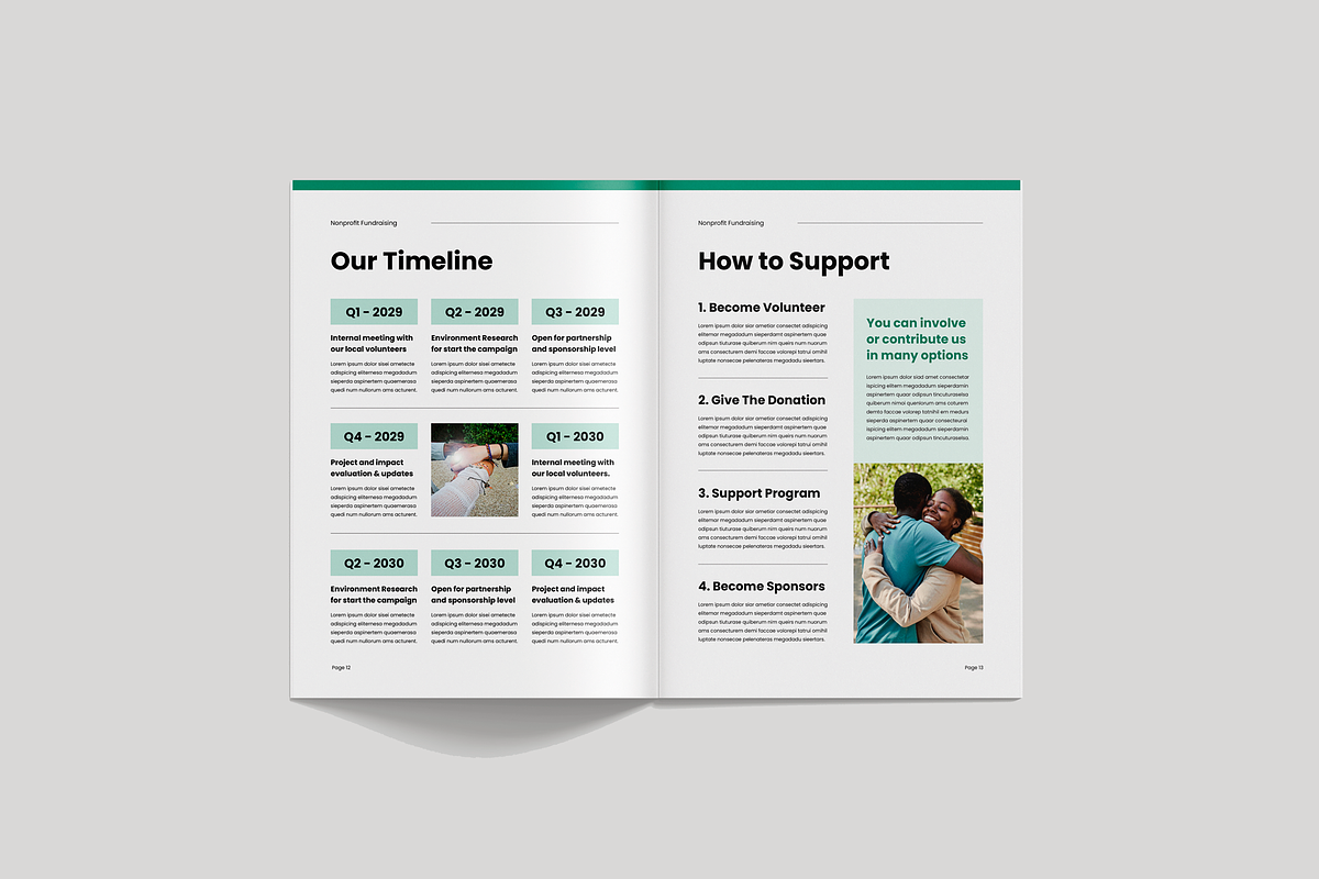 Nonprofit Fundraising Brochure, a Brochure Template by Leaflove (Photo 7 of 10)