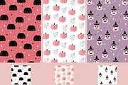 Pink Halloween clipart & patterns, a Seasonal Illustration by JulzaArt (Thumbnail 7 of 14)