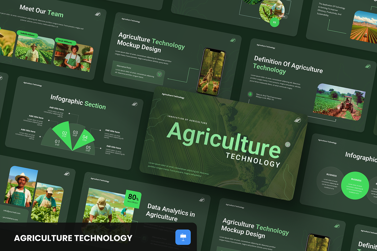 Agriculture Techno, a Presentation Template by SquidPixey (Photo 1 of 6)