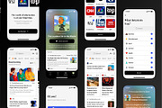 News Podcast App UI Kit, an App Template by Trung (Thumbnail 7 of 10)