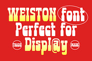 Weiston Slab Serif Display, a Slab Serif Font by Letterhend Studio (Thumbnail 3 of 9)