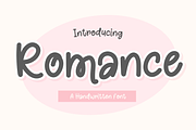 Romance is handwritten font, a Handwritten Font by Brown Cupple (Thumbnail 1 of 7)