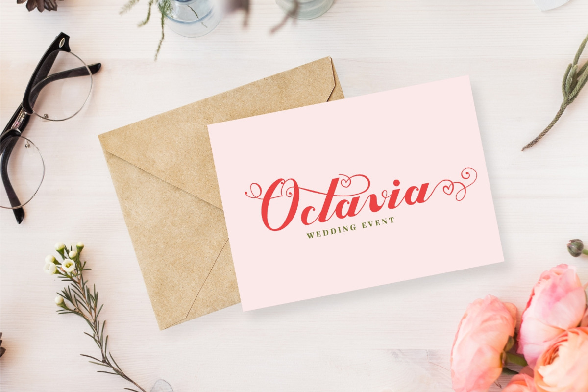 Valentijn - Romantic Font preview 5
