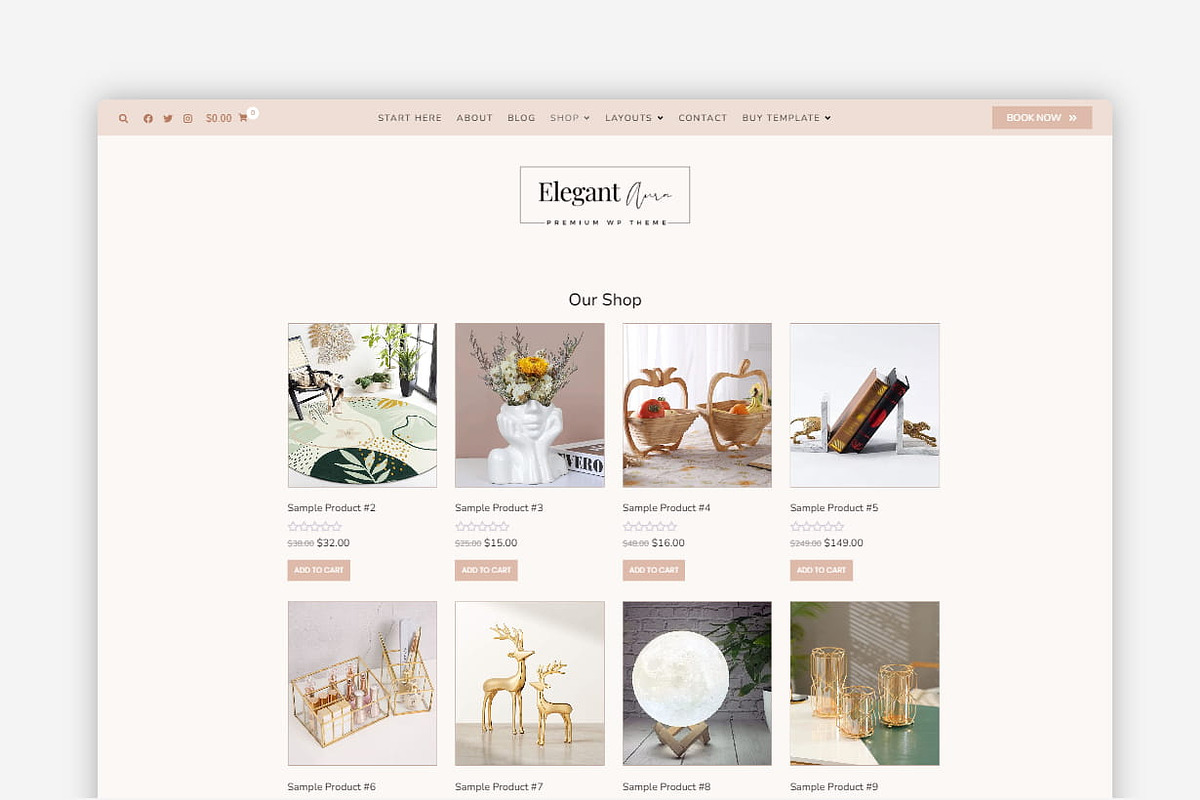 Elegant Aura-WooCommerce Blog Theme preview 5