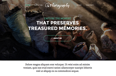 Photography - Responsive Template
