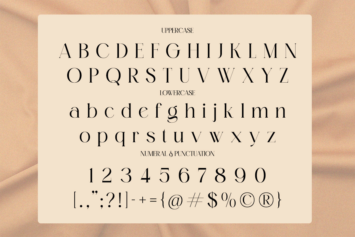 Lunabelle - Modern Elegant Luxury, a Serif Font by Qweera Studio (Photo 9 of 12)