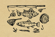 OLD VINTAGE FISHING STUFF VOL 1, an Outline Icon by creatorimage (Thumbnail 2 of 4)