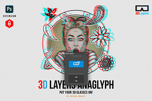 3D Layers Anaglyph