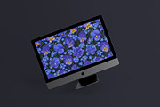 Pansies and Forget-Me-Not Pattern, a Pattern Graphic by MarynaPetrovska (Thumbnail 9 of 12)