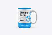 Large Mug Mockup, a Cups & Container Mockup by SimplDesign (Thumbnail 5 of 5)