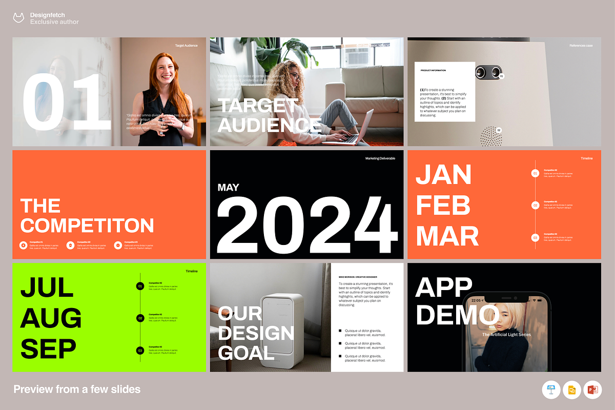 Creative Brief & Design template v2, a Presentation Template by Oday Noon (Photo 3 of 9)