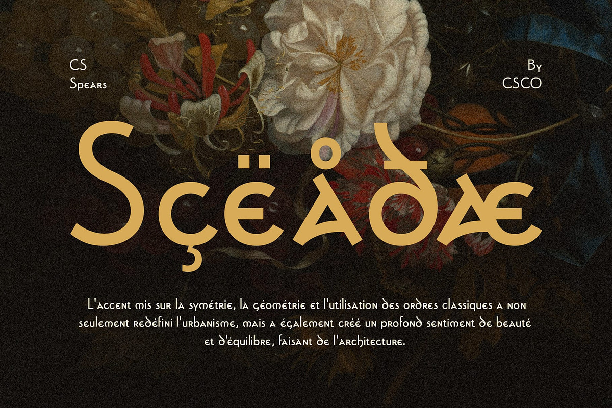 CS Spears – Uncial Font, a Sans Serif Font by Craft Supply Co. (Photo 6 of 8)