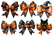 Halloween Bows Clipart, an Illustration by Designworld (Thumbnail 3 of 6)