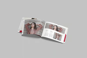 A4 Landscape Magazine Mockup, an Advertising Mockup by Se٧enStudio