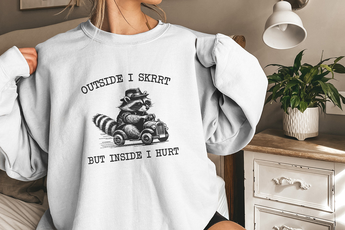 Outside I Skrrt But Inside I Hurt, an Illustration by SharpMarketplace (Photo 9 of 9)