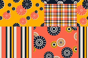 Cubist Retro Patchwork Seamless Repe, a Pattern Graphic by Sharon Schwalbe