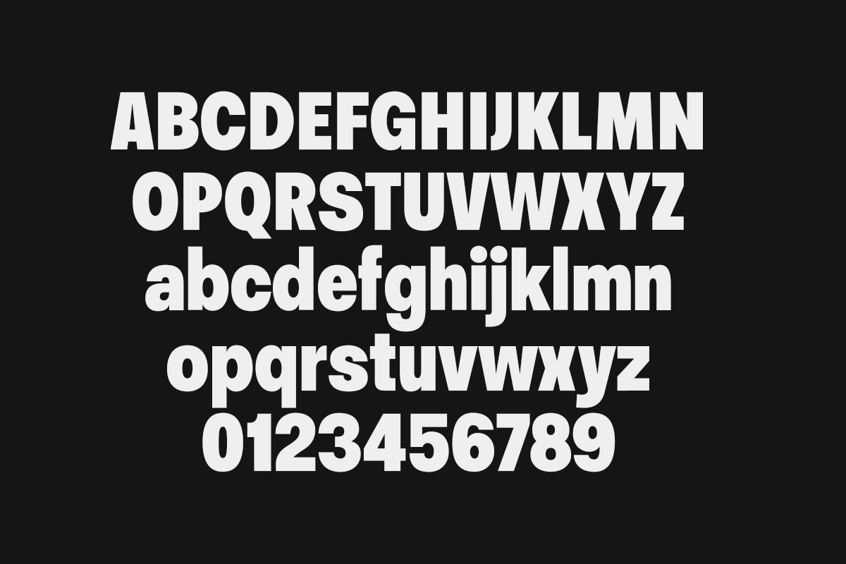 Himneu – Condensed Font, a Font by Yukita Creative (Photo 4 of 8)