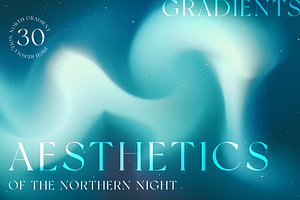 Northern lights - Gradient Textures, a Texture Graphic by Pamyatka Shop