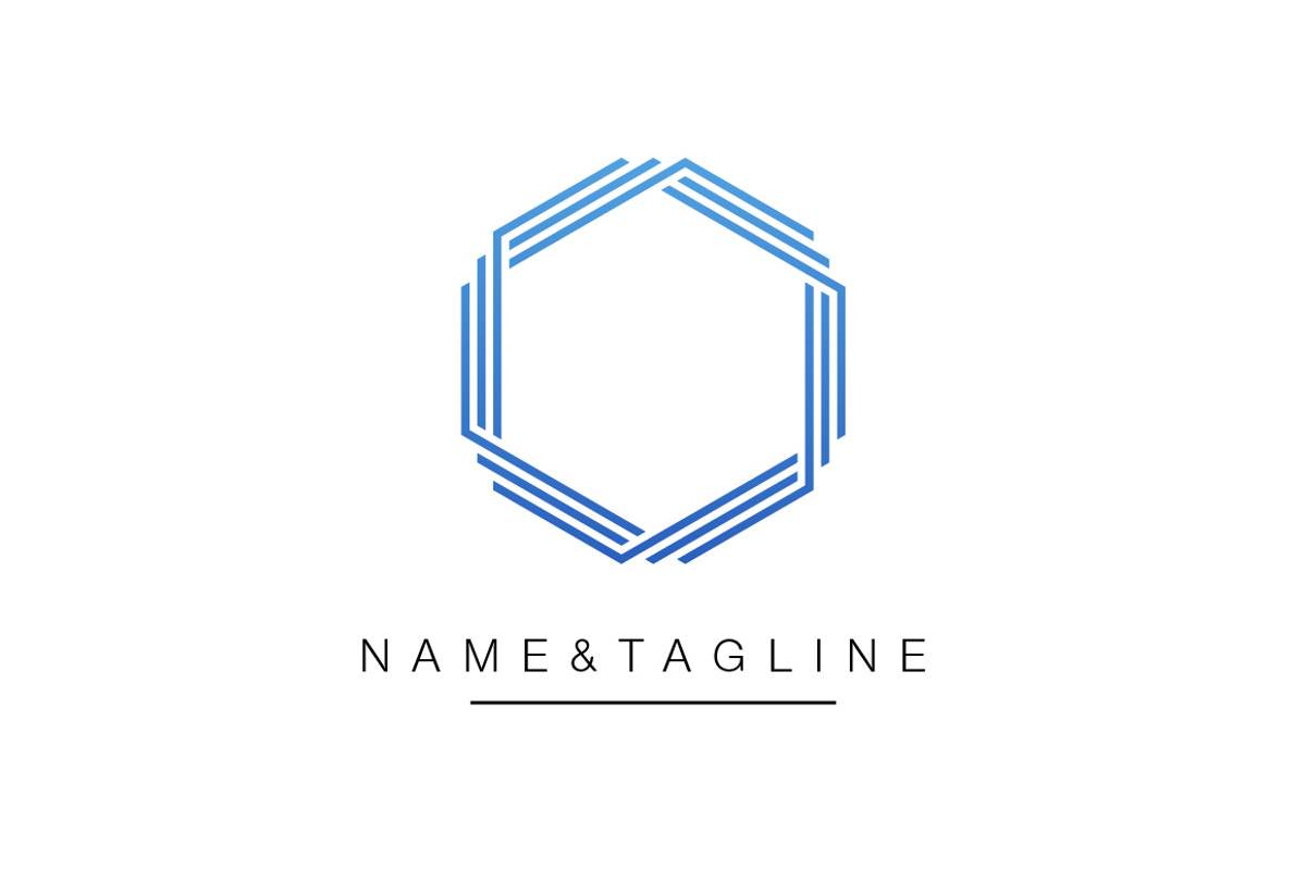Hexagon Monogram Logo Template, a Branding & Logo Template by WORAKAMON Design Studio (Photo 5 of 5)