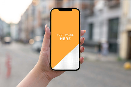 iPhone 12 Pro Max in Woman Hand