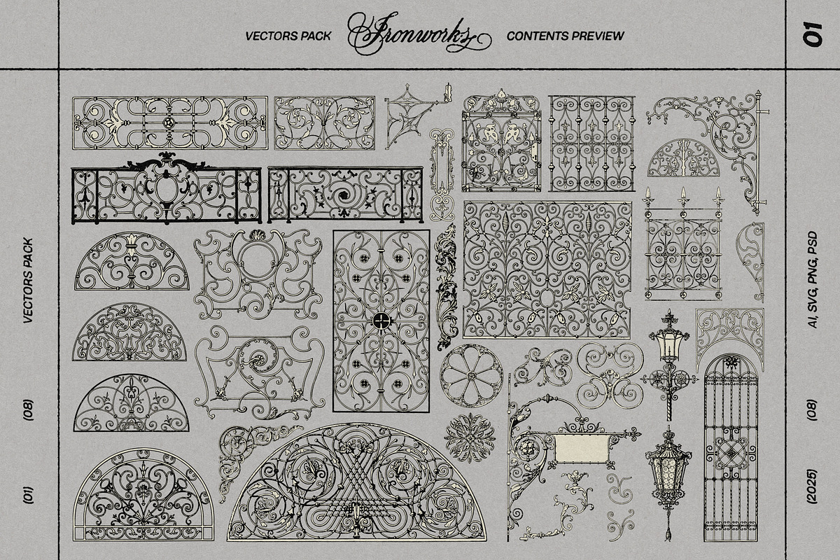 Ironworks Vectors, an Object Graphic by MiksKS (Photo 8 of 15)