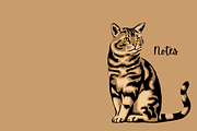 Cat Notebook Canva Template KDP, a Design Template by Milladale (Thumbnail 2 of 3)