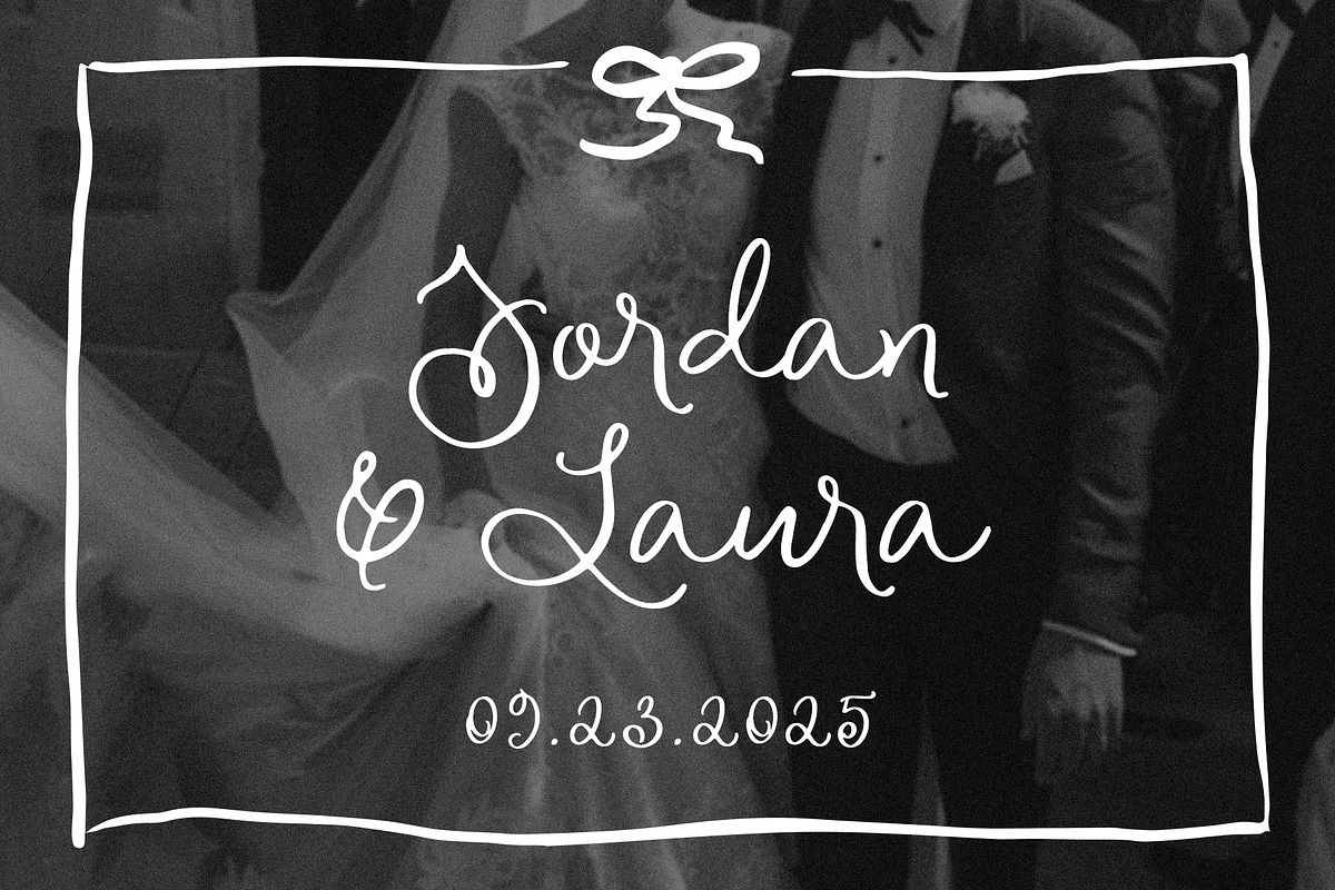 Cher Jardin | Whimsical Handwriting, a Script Font by Calamar Studio (Photo 13 of 19)