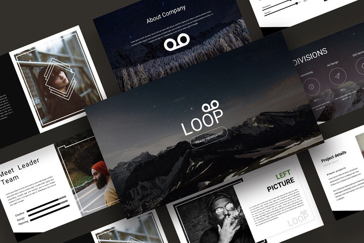 Loop Creative Keynote, a Presentation Template by Infinity Vector Studio (Photo 2 of 5)