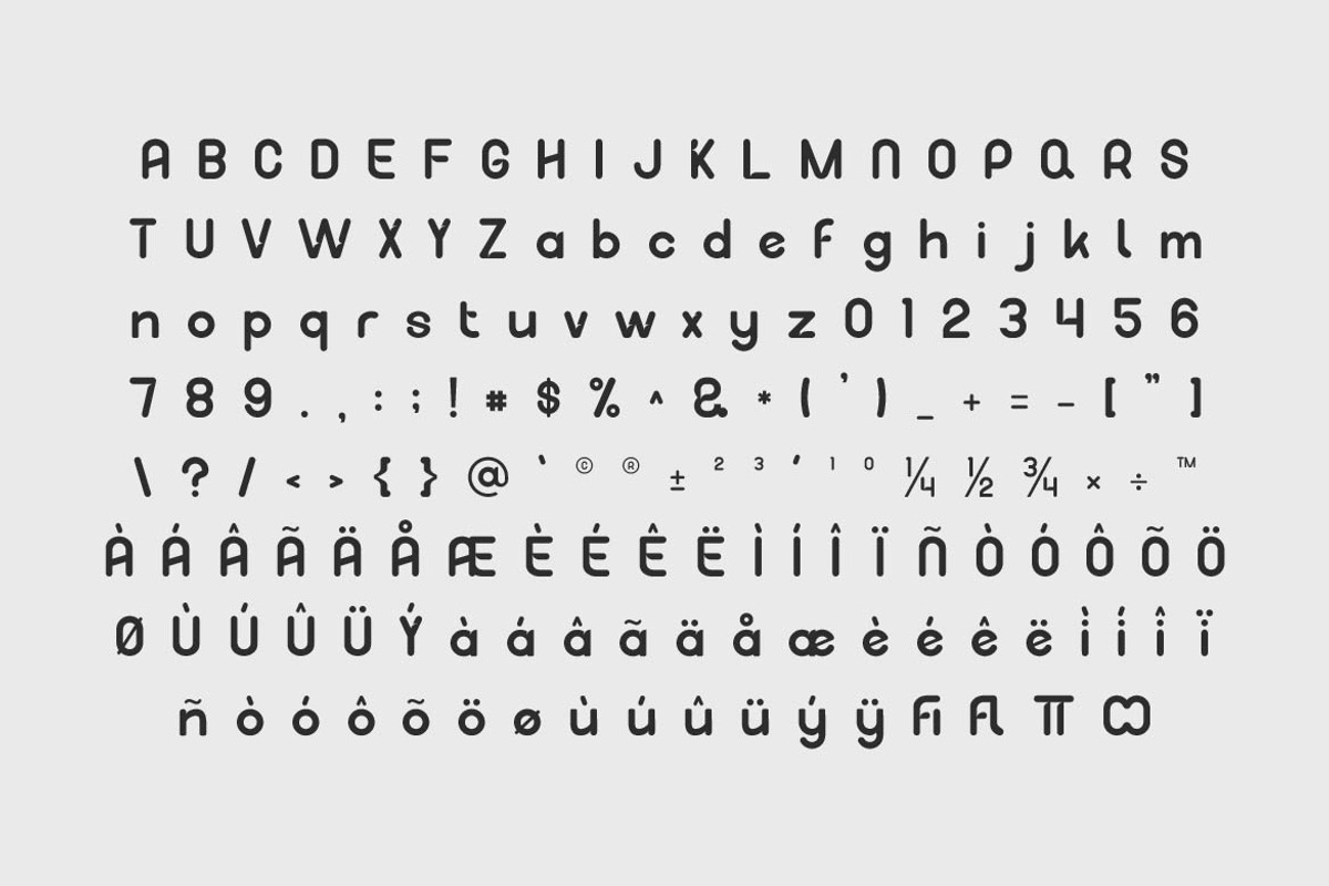 Nuvea Display Font, a Sans Serif Font by Artiveko (Photo 2 of 8)