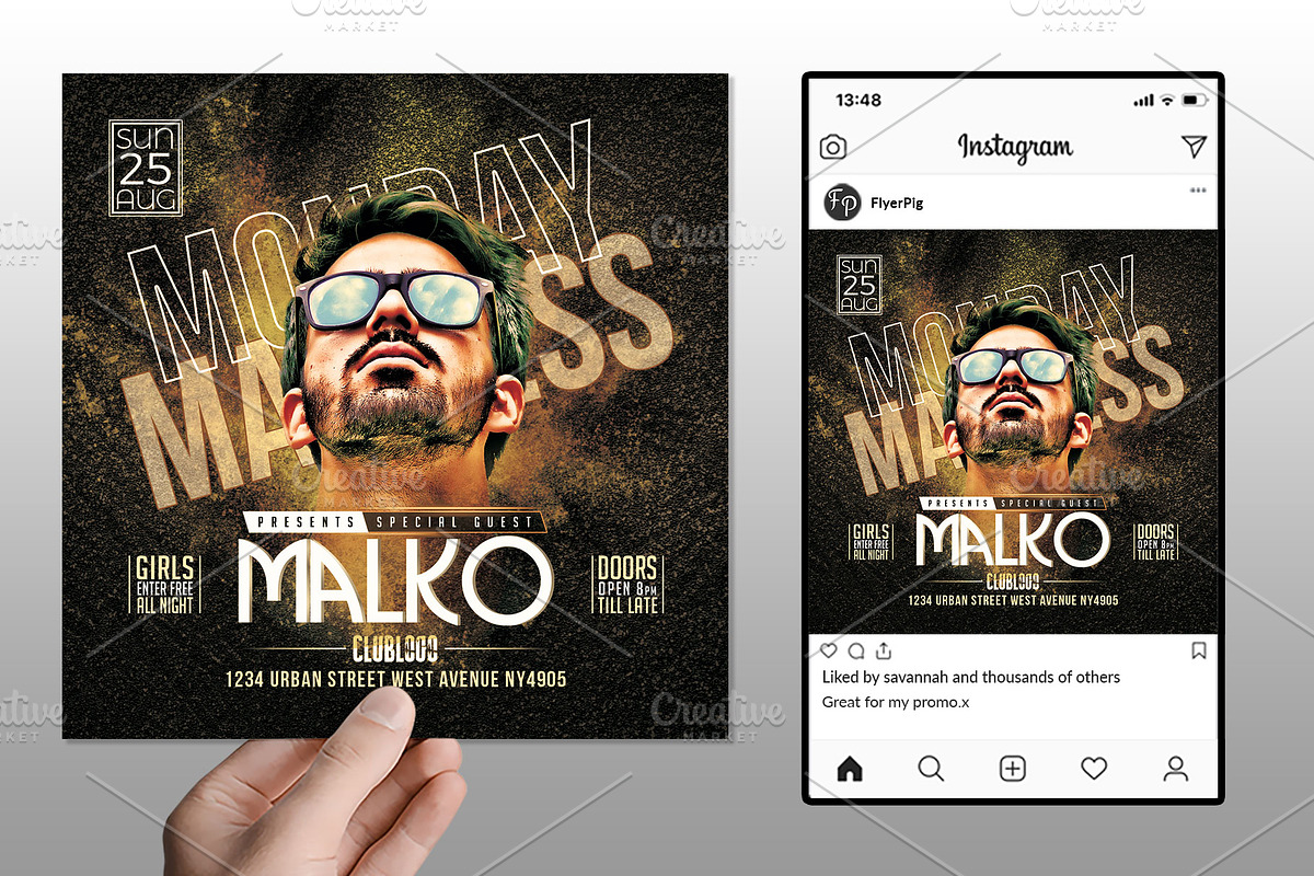 Club Dj Flyer, a Flyer Template by FlyerPig (Photo 3 of 3)