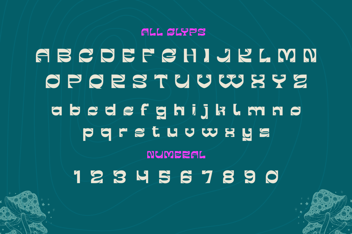 GERAKENT | Groovy Retro Font, a Font by twinstd (Photo 10 of 12)