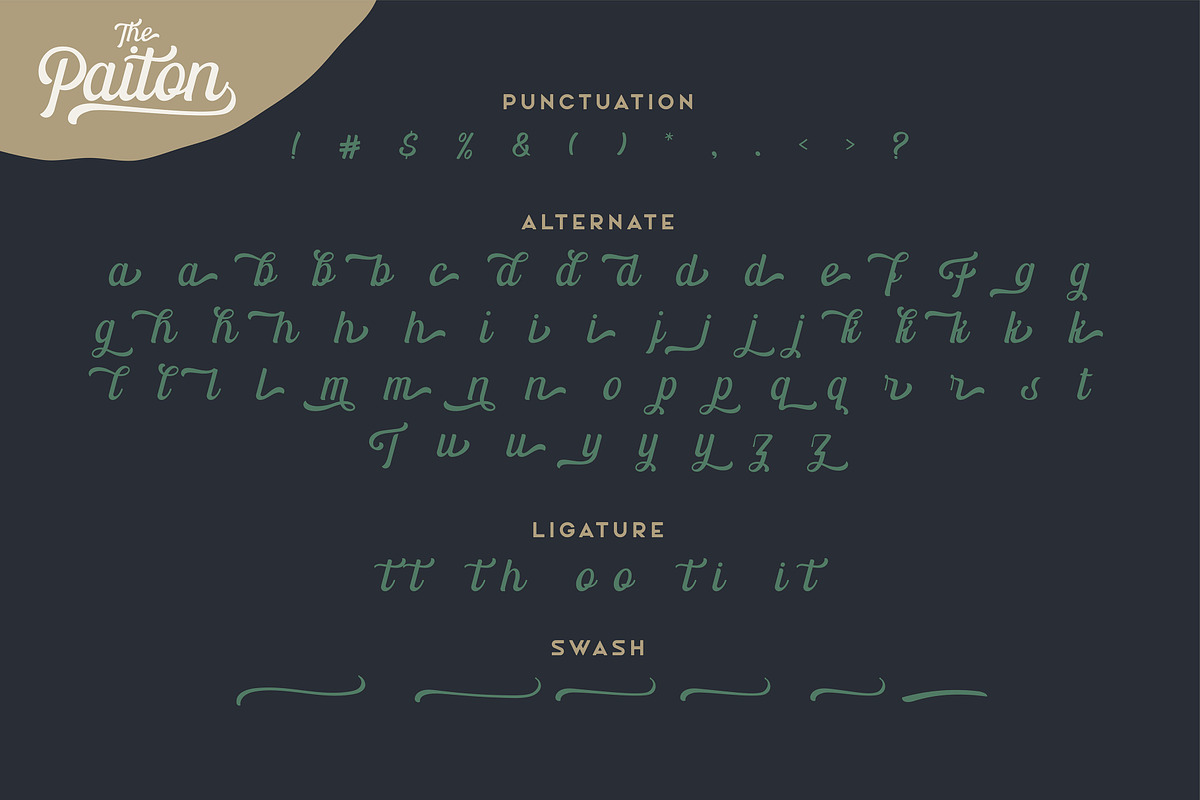 The Paiton -Modern Script Font, a Script Font by Morisco (Photo 4 of 9)