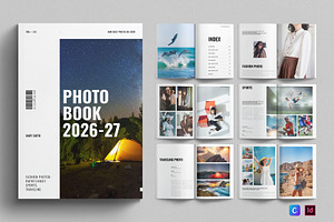 Photo Album Book Template, a Magazine Template by E-Type