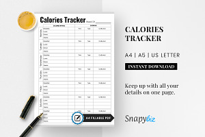 Calorie Chart, Calorie Tracker