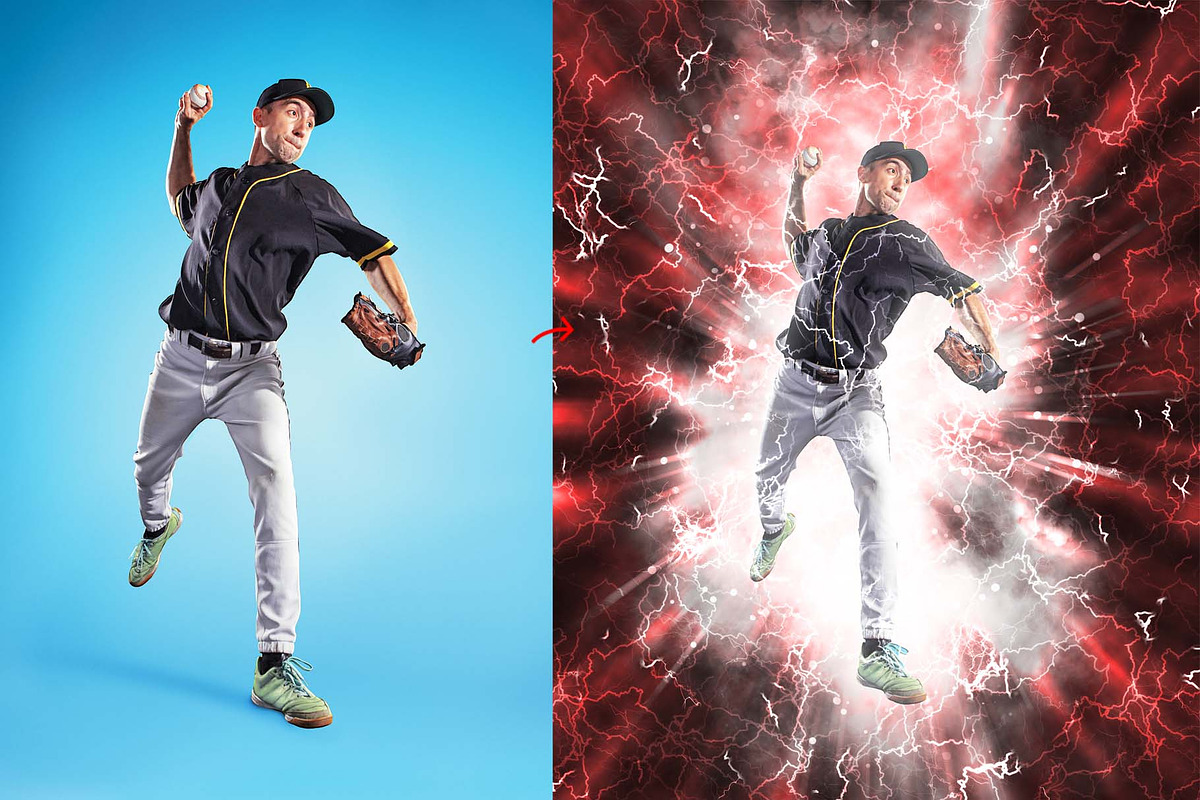 Thunder Burst Photoshop Action, an Action Add-On by MRI STUDIO (Photo 7 of 11)