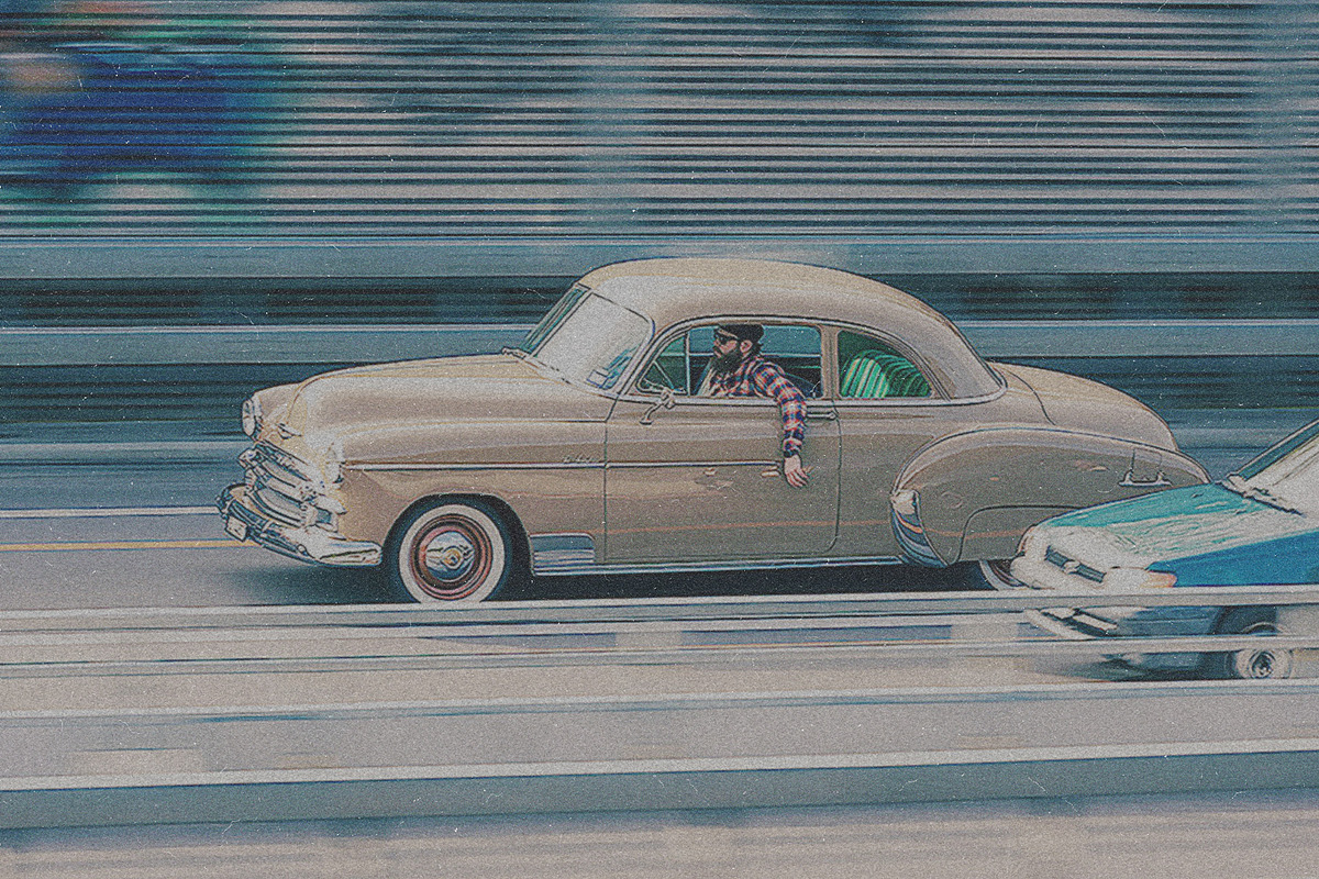 Vintage Machine Photoshop Effects, an Action Add-On by Opaq Studio (Photo 6 of 8)