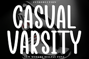 Casual Varsity, a Script Font by FreshTypeINK (Thumbnail 1 of 8)