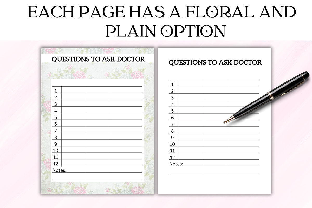 Medical Planner Organizer Journal, a Stationery Template by Pixels N Bows (Photo 3 of 3)