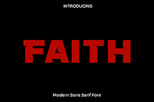 Faith - Modern Sans Serif