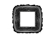Rustic Wood Slice Frame Bundle, an Illustration by yasushie (Thumbnail 15 of 31)