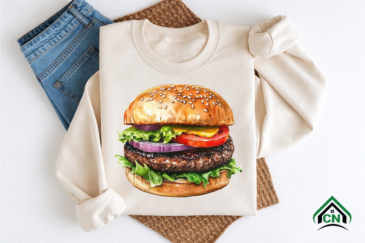 Watercolor BBQ Barbecue Clipart, an Illustration by Craft Nest (Photo 8 of 11)