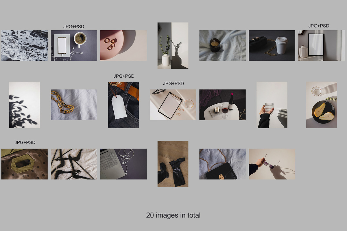 Stock Photo Set. Minimal. Dark Toned, a Photo by Imageblend (Photo 2 of 8)