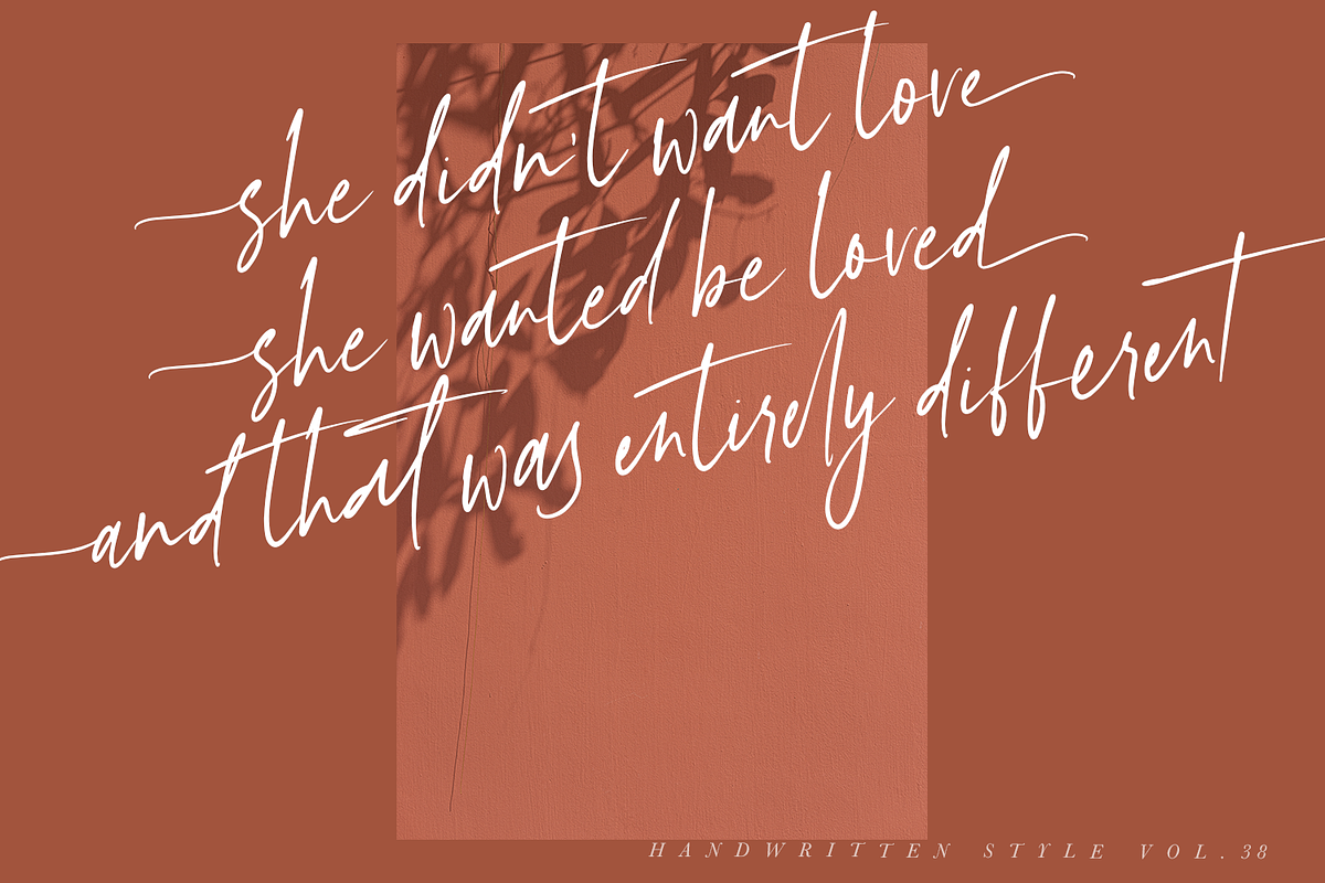 Teracotta - Handwritten Font, a Script Font by Megi Satyo Widodo (Photo 12 of 18)