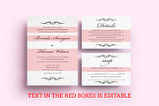 Rustic Wedding Invitation Suite, an Invitation Template by TemplateCrafts (Thumbnail 3 of 4)